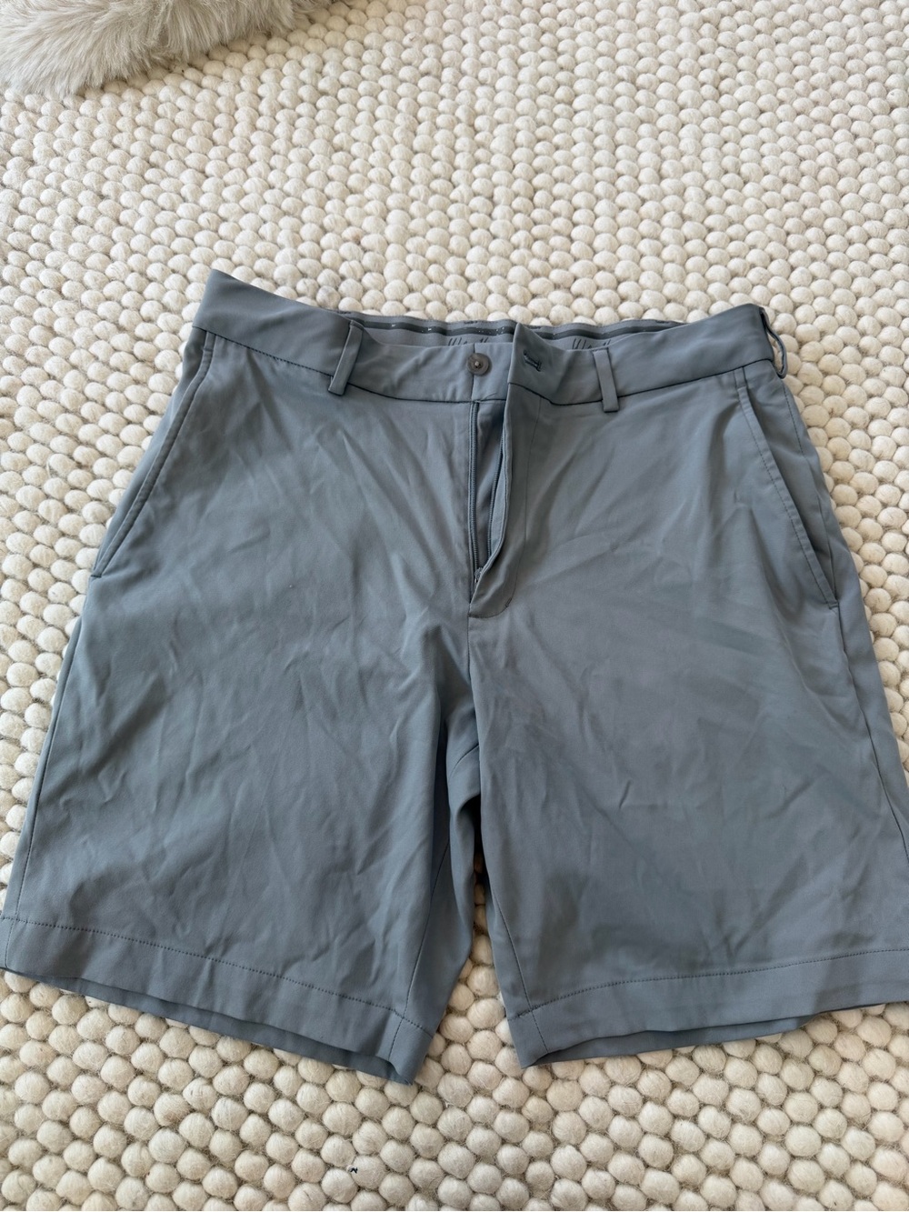 Walter Hagen Slate Gray Flat-Front Golf Shorts